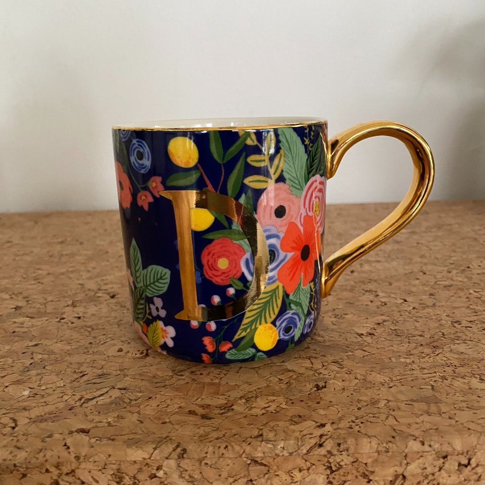 Rifle Paper "D" Mug